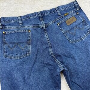 Wrangler Jeans Mens 38x34 Blue George Strait Collection Cowboy Cut 1013MGSHD